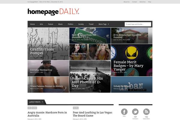Extranews theme site design template sample