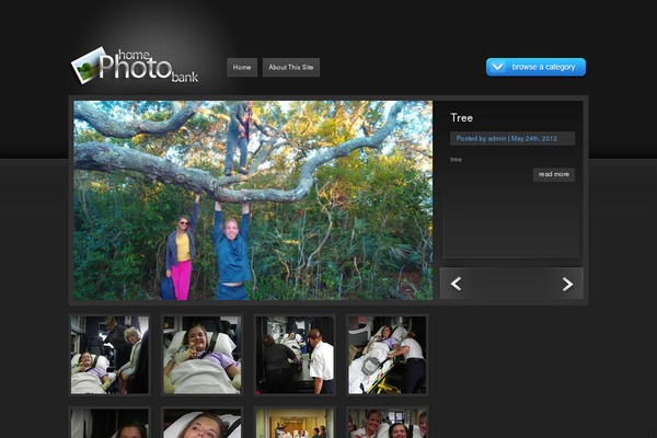 Ephoto theme site design template sample