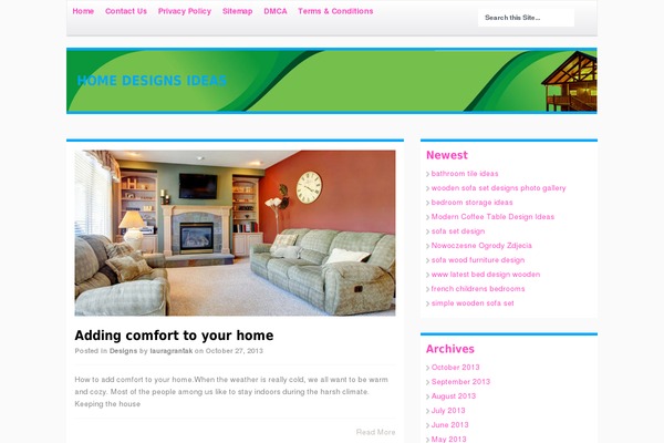 News Vibrant theme site design template sample