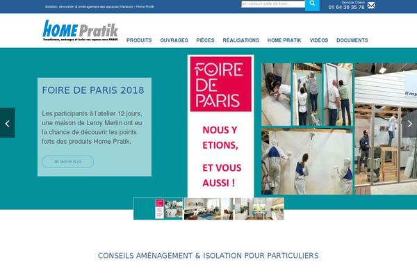homepratik.fr site used Homepratik