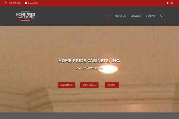Zephyr theme site design template sample