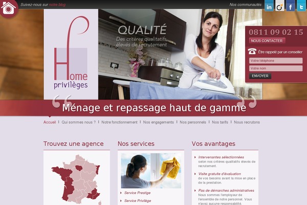 Customify theme site design template sample