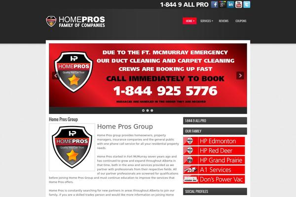 Upstream theme site design template sample