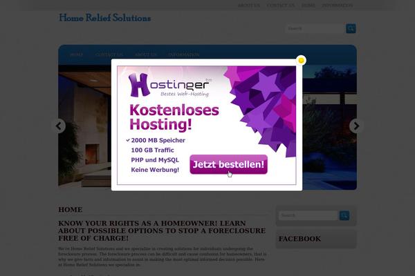 Realty theme site design template sample