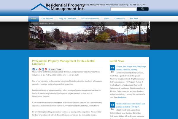 homerental.com site used Architectura