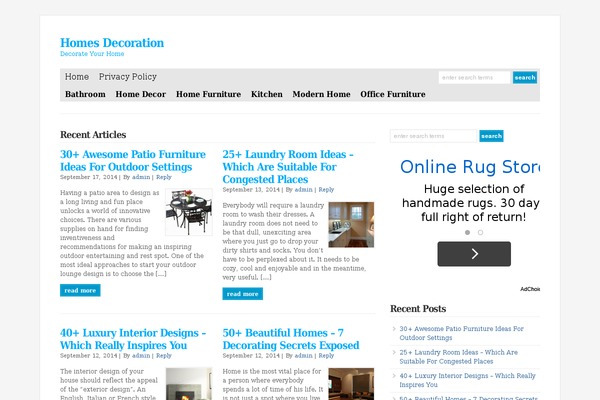 Wp Davinci theme site design template sample