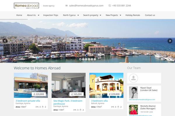 Realia theme site design template sample