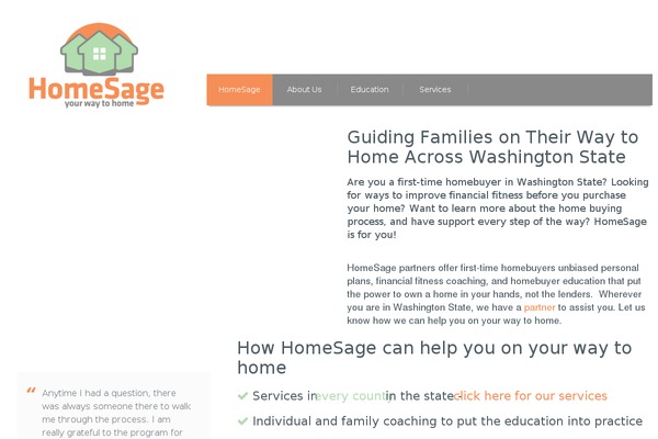 homesage.org site used Increase