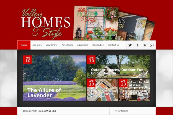 Nexus theme site design template sample