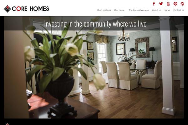 homesbycore.com site used Core-homes
