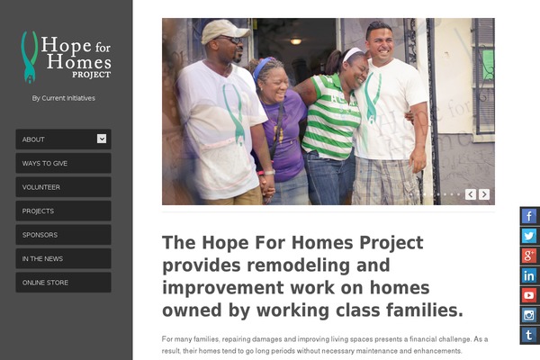 homesbycurrent.org site used Bloggap