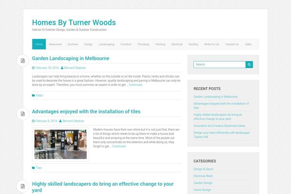 homesbyturnerwoods.com site used Daisy Blue
