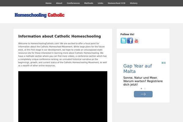 Catch Evolution theme site design template sample