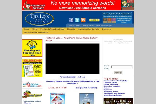 homeschoolnewslink.com site used Magblog