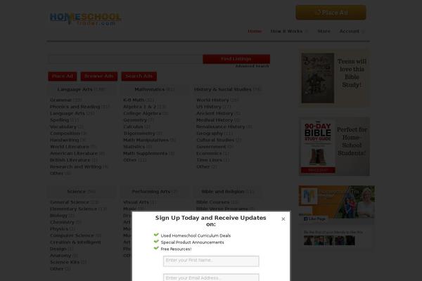 Site using Popup Plugin plugin