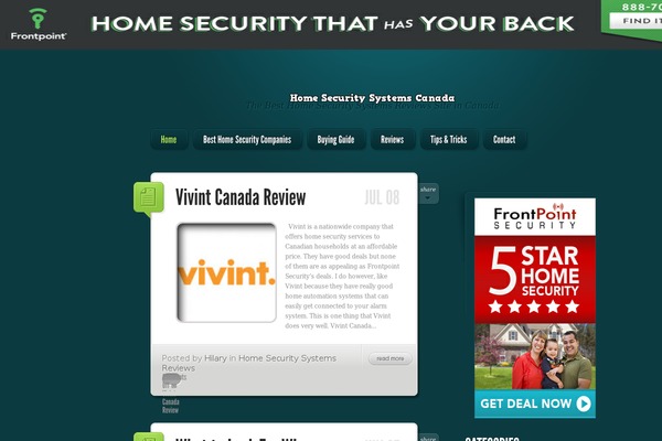 homesecuritysystemscanada.ca site used LightBright