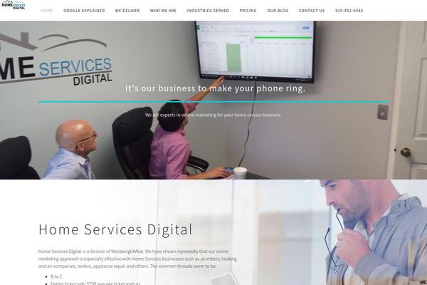 Tm-heli-child theme site design template sample