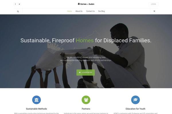 Hershel theme site design template sample
