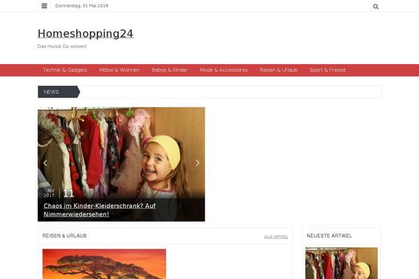 EasyMag theme site design template sample