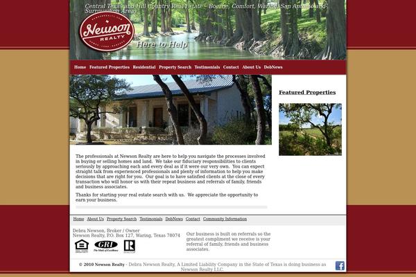 RealEstate theme site design template sample