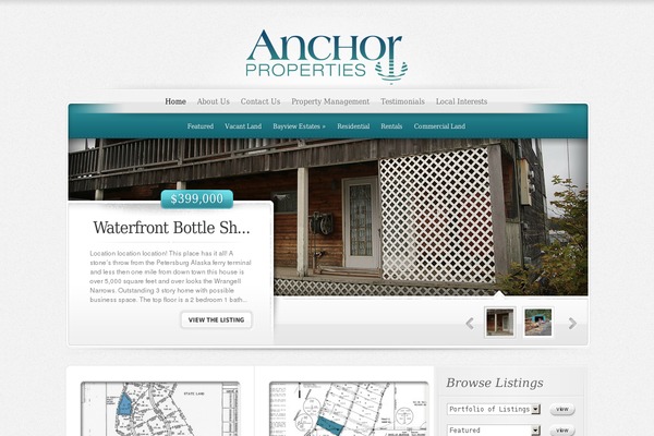 ElegantEstate theme site design template sample