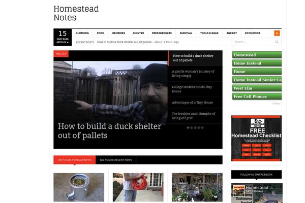 dw-focus-child-theme theme websites examples