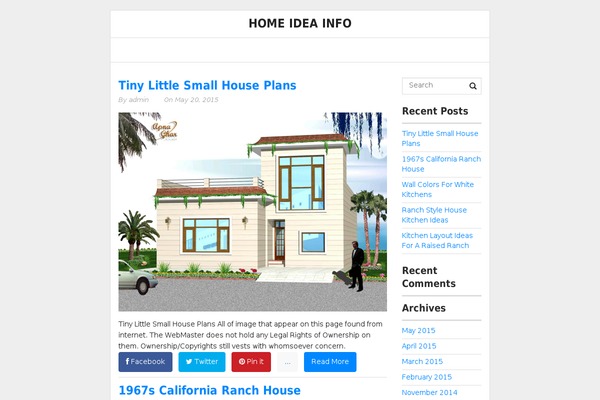 Fasthink theme site design template sample