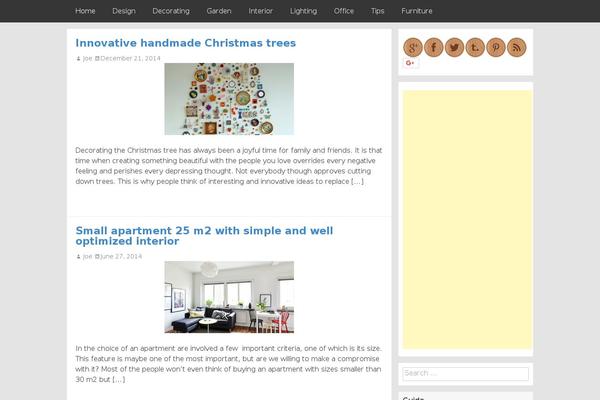FlatBox theme site design template sample