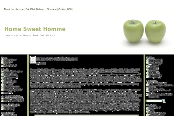 Green Apples theme site design template sample