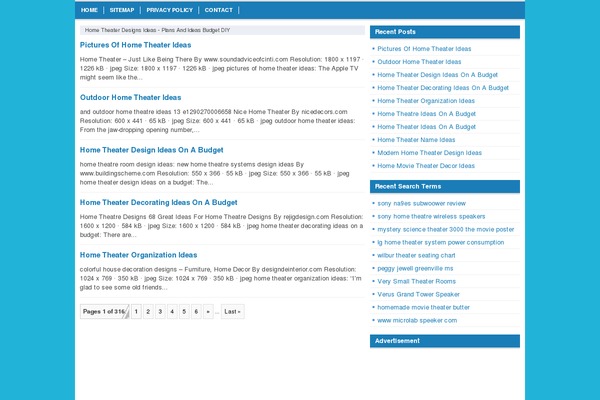 Nyeo theme site design template sample