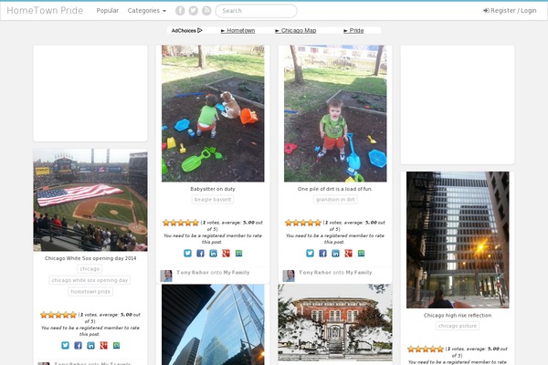 Pinclone theme site design template sample