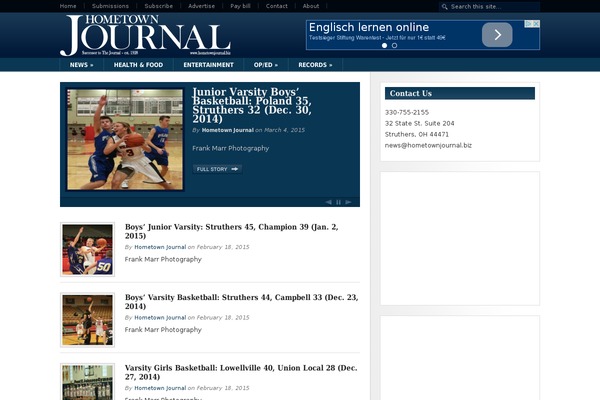 Site using Social Slider plugin