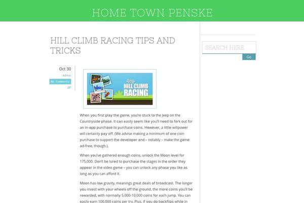 December theme site design template sample