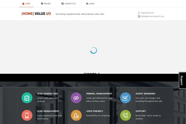 Circles theme site design template sample