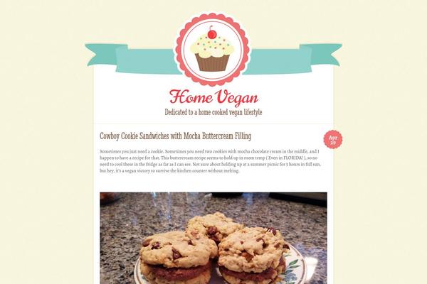 Buttercream theme site design template sample