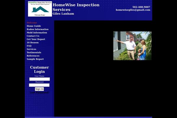 homewiseinspectionservices.com site used Dot-gradient-blue