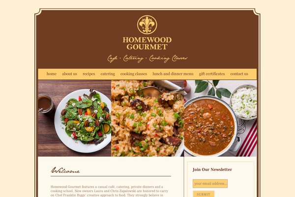 homewoodgourmet.com site used Craft-global