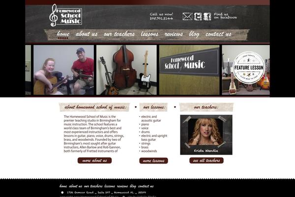 homewoodschoolofmusic.com site used Homewood