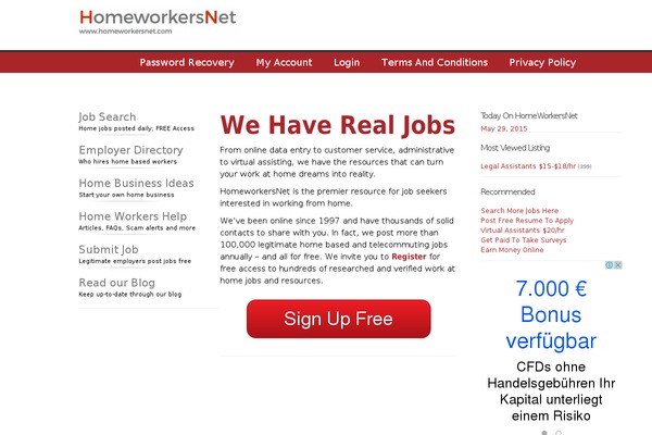 Jobroller theme site design template sample