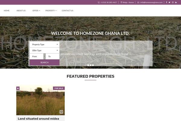 Site using Myhome-idx-broker plugin
