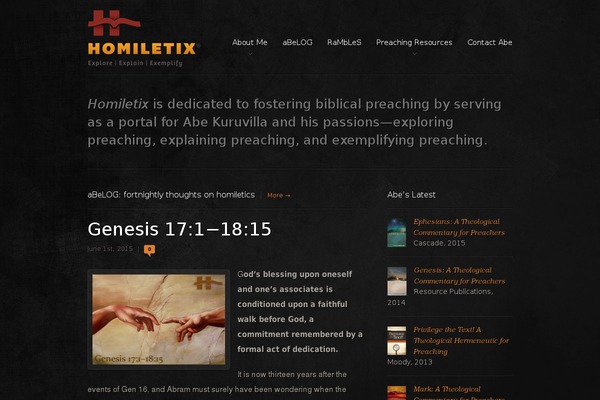 homiletix.com site used Delirium