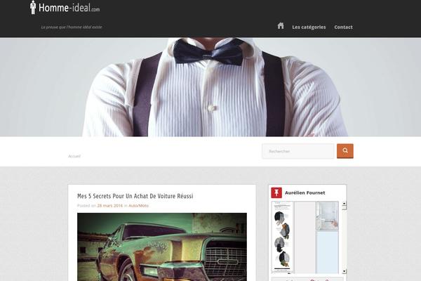 City Informer theme site design template sample