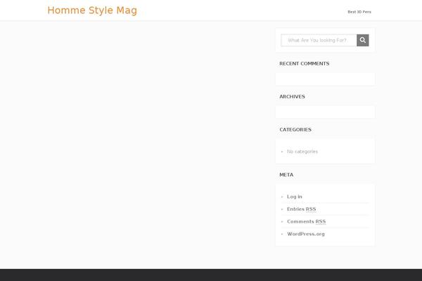 hommestylemagazine.com site used Focusblog