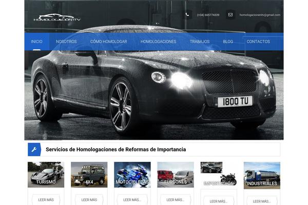 Mechanic theme site design template sample