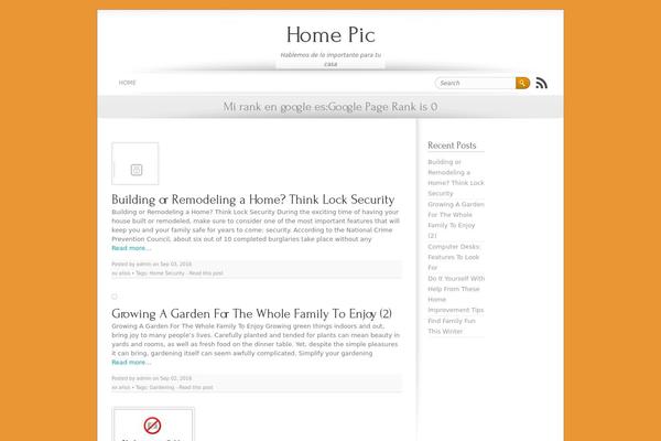 Brightpage theme site design template sample