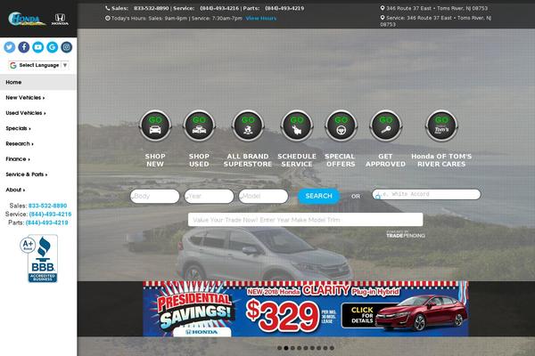 Dealer Inspire common theme site design template sample