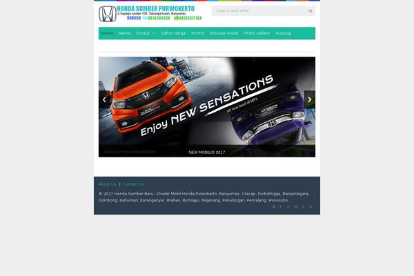 Site using Simple Responsive Slider plugin