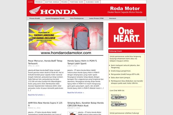 Thesis_182 theme site design template sample