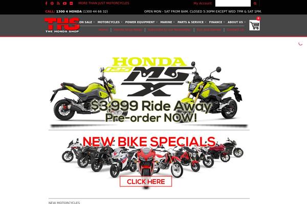 The Retailer Child theme site design template sample