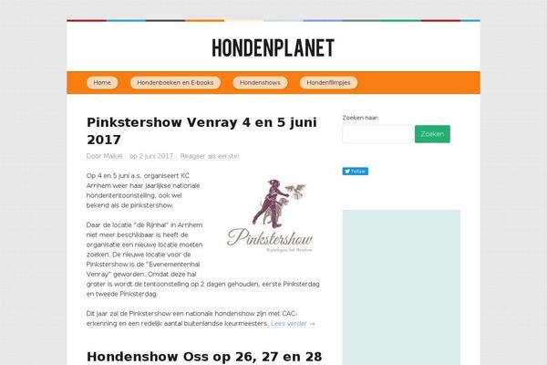 hondenplanet.nl site used Chronicl